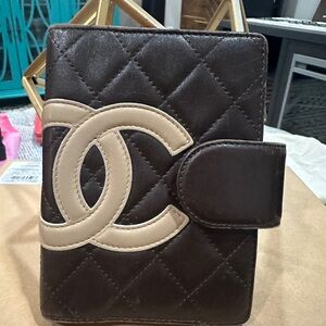Chanel Quilted Leather Agenda Notebook
